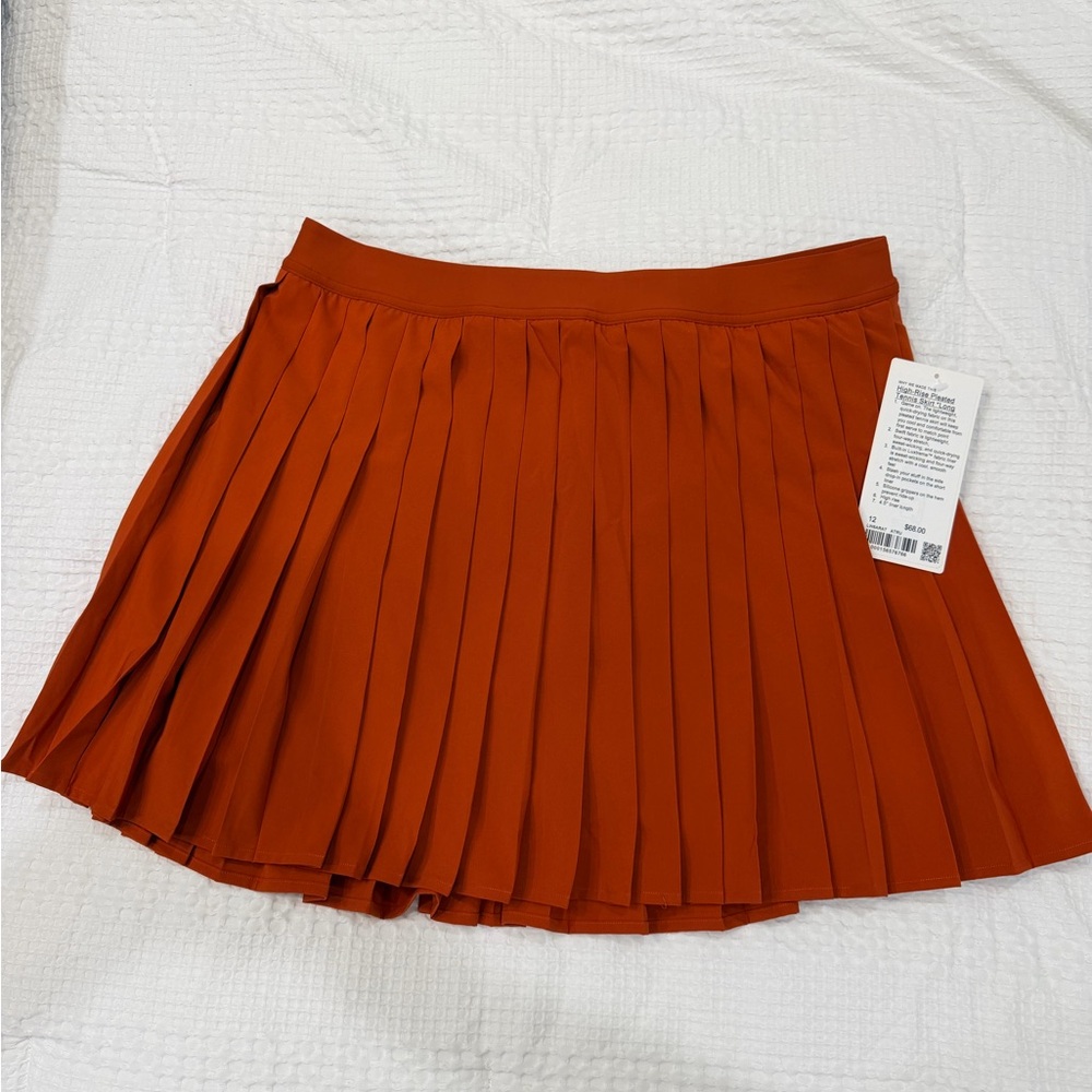 Lululemon High Rise Pleated Tennis Skirt - Long